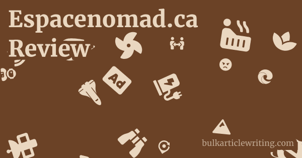 Espacenomad.ca Review 1 by