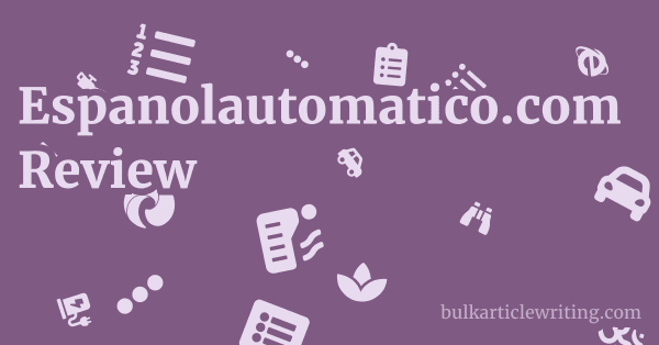 Espanolautomatico.com Review 1 by