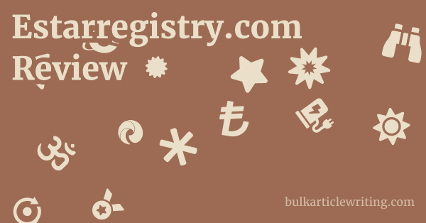 Estarregistry.com Review 1 by Partners