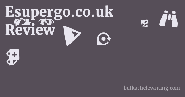 Esupergo.co.uk Review 1 by