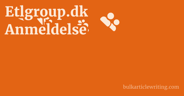 Etlgroup.dk Anmeldelse 1 by