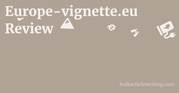 Europe-vignette.eu Review 1 by