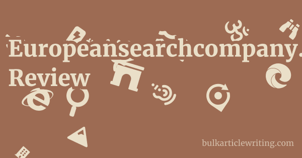 Europeansearchcompany.com Review 1 by
