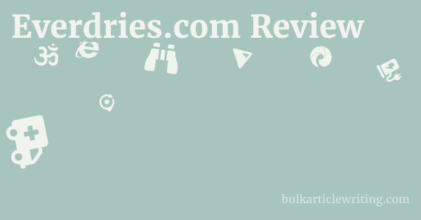 Everdries.com Review 1 by