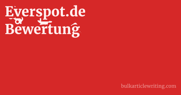 Everspot.de Bewertung 1 by