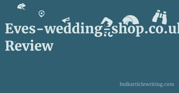 Eves-wedding-shop.co.uk Review 1 by