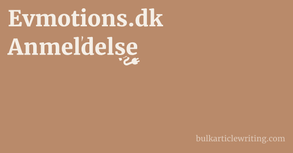Evmotions.dk Anmeldelse 1 by Partners