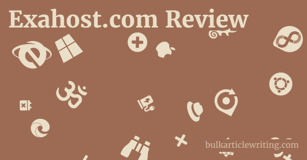 Exahost.com Review 1 by