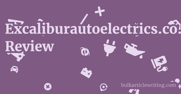 Excaliburautoelectrics.co.uk Review 1 by