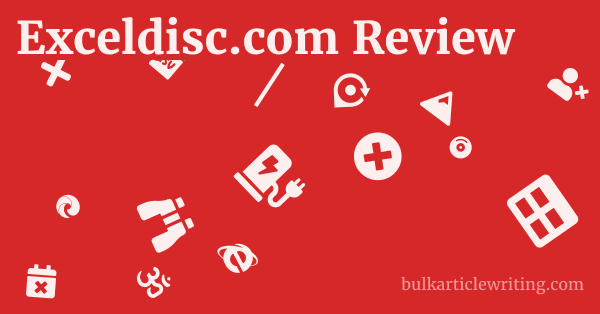 Exceldisc.com Review 1 by