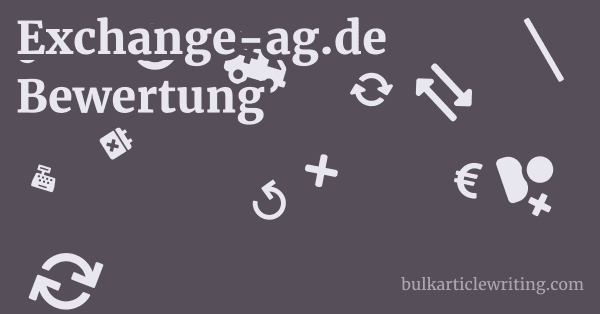 Exchange-ag.de Bewertung 1 by