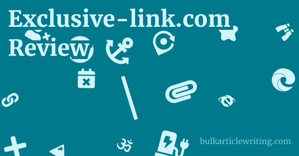Exclusive-link.com Review 1 by