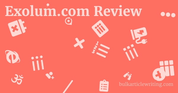Exolum.com Review 1 by Partners
