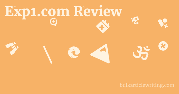 Exp1.com Review 1 by