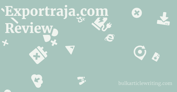 Exportraja.com Review 1 by