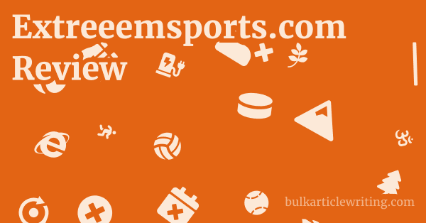 Extreeemsports.com Review 1 by