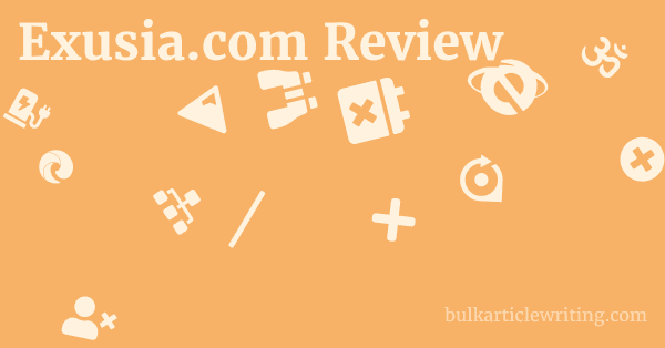 Exusia.com Review 1 by Partners