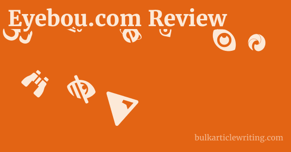 Eyebou.com Review 1 by