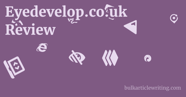 Eyedevelop.co.uk Review 1 by