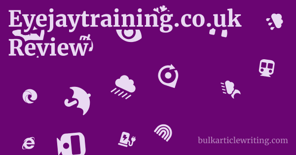 Eyejaytraining.co.uk Review 1 by