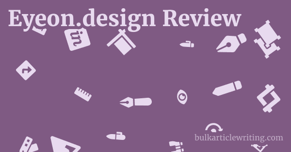 Eyeon.design Review 1 by