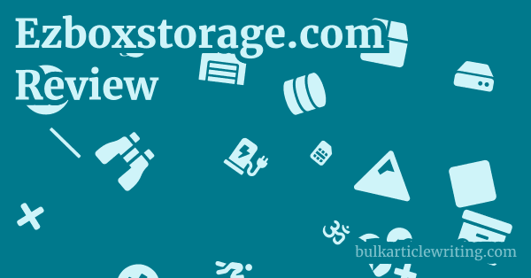 Ezboxstorage.com Review 1 by