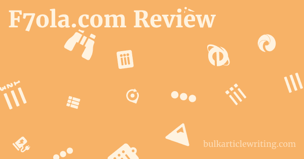 F7ola.com Review 1 by