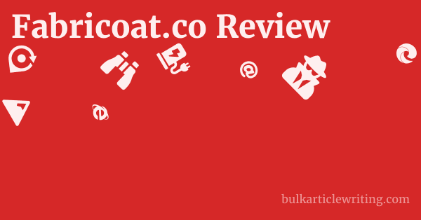 Fabricoat.co Review 1 by