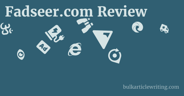 Fadseer.com Review 1 by
