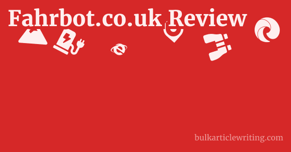 Fahrbot.co.uk Review 1 by