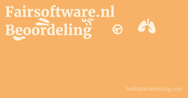 Fairsoftware.nl Beoordeling 1 by