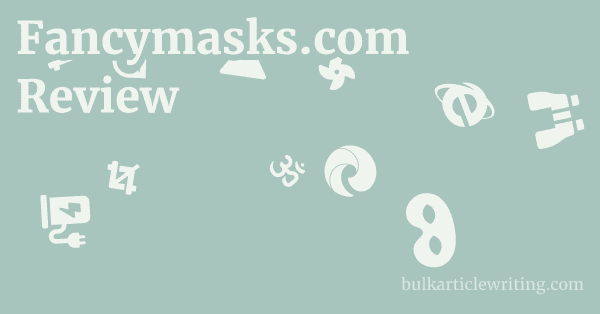 Fancymasks.com Review 1 by