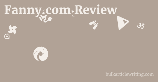 Fanny.com Review 1 by