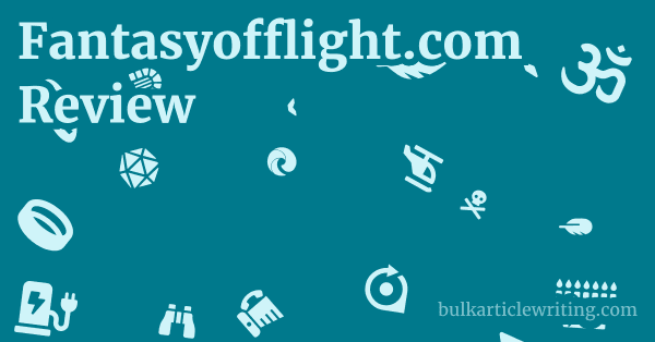 Fantasyofflight.com Review 1 by