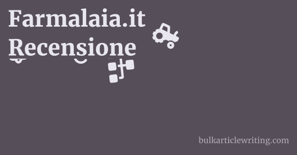 Farmalaia.it Recensione 1 by