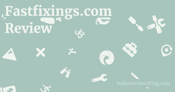 Fastfixings.com Review 1 by