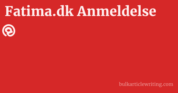 Fatima.dk Anmeldelse 1 by Partners