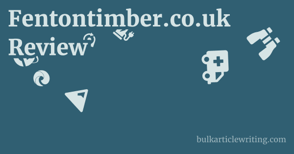 Fentontimber.co.uk Review 1 by