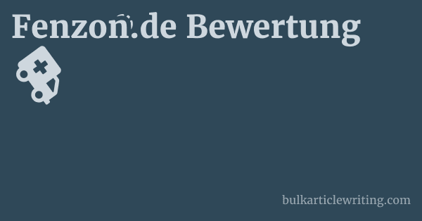Fenzon.de Bewertung 1 by