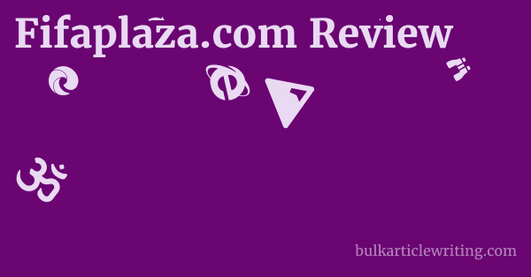 Fifaplaza.com Review 1 by