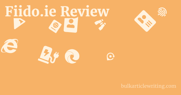 Fiido.ie Review 1 by