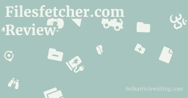 Filesfetcher.com Review 1 by