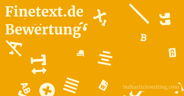 Finetext.de Bewertung 1 by