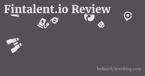 Fintalent.io Review 1 by