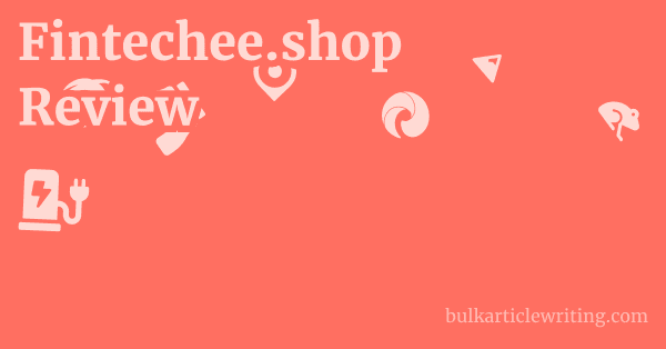 Fintechee.shop Review 1 by