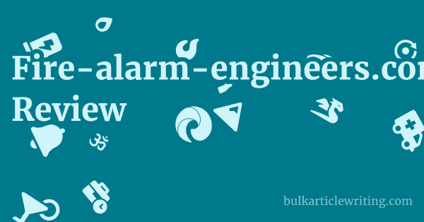 Fire-alarm-engineers.com Review 1 by
