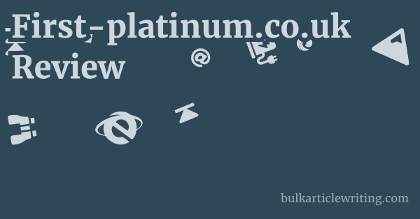 First-platinum.co.uk Review 1 by
