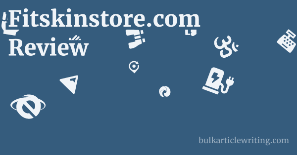 Fitskinstore.com Review 1 by