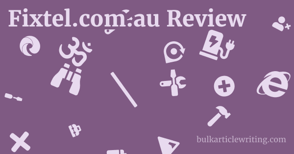 Fixtel.com.au Review 1 by
