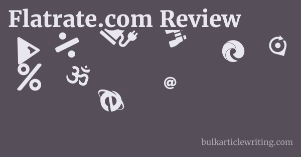 FlatRate.com vs. Competitors 1 by